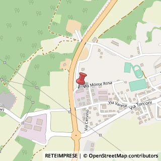 Mappa Via Monte Rosa,  13, 21050 Cantello, Varese (Lombardia)