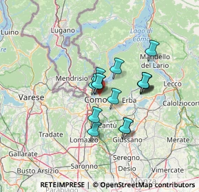 Mappa 22034 Brunate CO, Italia (9.68333)