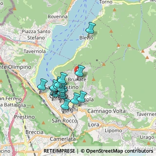Mappa Via Pietro e Maurizio Monti, 22034 Brunate CO, Italia (1.608)