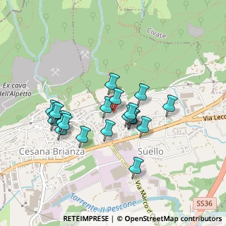 Mappa Via S. Fermo, 23867 Suello LC, Italia (0.382)