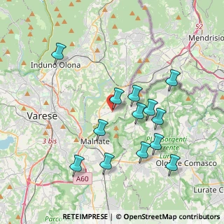 Mappa Piazza Libertà, 21050 Cantello VA, Italia (3.76692)
