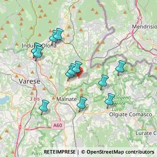 Mappa Piazza Libertà, 21050 Cantello VA, Italia (3.71385)