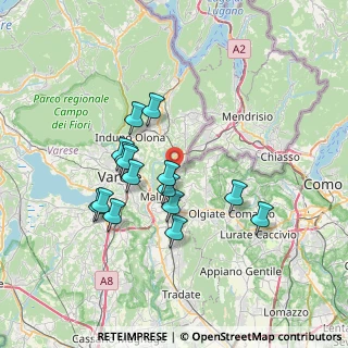 Mappa Via Roma, 21050 Cantello VA, Italia (6.232)