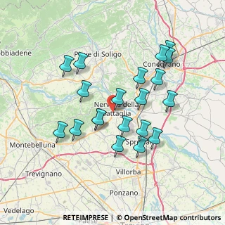 Mappa Via Brigata Aosta, 31040 Nervesa della Battaglia TV, Italia (6.773)