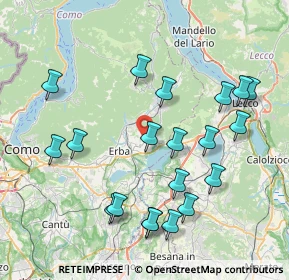 Mappa Via Parrocchiale, 22030 Longone al Segrino CO, Italia (8.424)