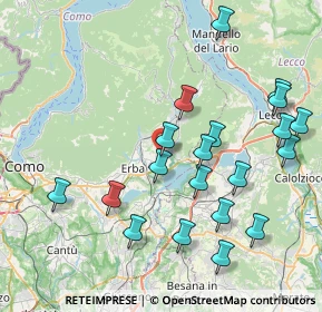 Mappa Via Parrocchiale, 22030 Longone al Segrino CO, Italia (8.5945)