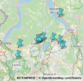 Mappa Via Parrocchiale, 22030 Longone al Segrino CO, Italia (5.23)