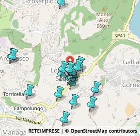 Mappa Via Parrocchiale, 22030 Longone al Segrino CO, Italia (0.415)