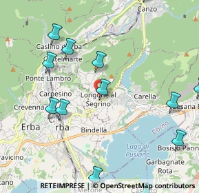 Mappa Via Parrocchiale, 22030 Longone al Segrino CO, Italia (2.62769)