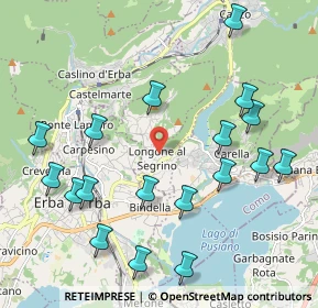 Mappa Via Parrocchiale, 22030 Longone al Segrino CO, Italia (2.34333)