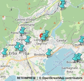 Mappa Via Parrocchiale, 22030 Longone al Segrino CO, Italia (2.94412)