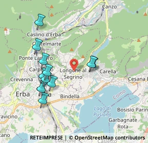 Mappa Via Parrocchiale, 22030 Longone al Segrino CO, Italia (1.83273)