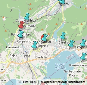 Mappa Via Parrocchiale, 22030 Longone al Segrino CO, Italia (2.71)