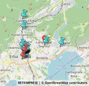 Mappa Via Parrocchiale, 22030 Longone al Segrino CO, Italia (1.98632)