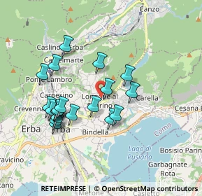 Mappa Via Parrocchiale, 22030 Longone al Segrino CO, Italia (1.6755)