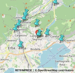 Mappa Via Parrocchiale, 22030 Longone al Segrino CO, Italia (1.77364)