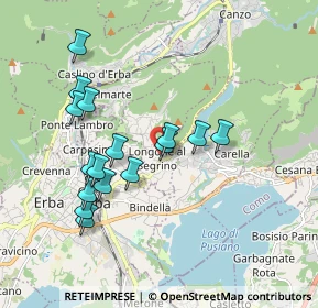 Mappa Via Parrocchiale, 22030 Longone al Segrino CO, Italia (1.74125)