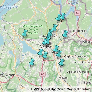 Mappa Via Griffi, 21100 Varese VA, Italia (5.52813)