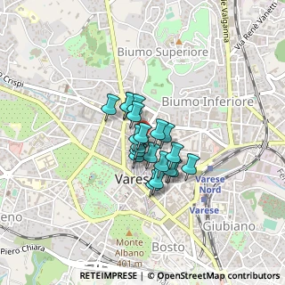 Mappa Via Griffi, 21100 Varese VA, Italia (0.2385)