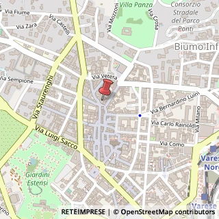 Mappa Piazza Giosuè Carducci, 2, 21100 Varese, Varese (Lombardia)