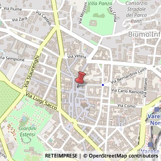 Mappa Via Albuzzi, 8, 21100 Varese, Varese (Lombardia)