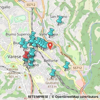 Mappa Via Vallarsa, 21100 Varese VA, Italia (0.8925)