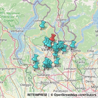 Mappa Via Vallarsa, 21100 Varese VA, Italia (9.73789)