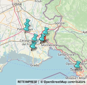 Mappa Via Antonio, 34077 Ronchi dei Legionari GO, Italia (58.226)