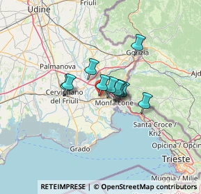 Mappa Via Antonio, 34077 Ronchi dei Legionari GO, Italia (7.34818)