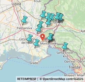 Mappa Via Antonio, 34077 Ronchi dei Legionari GO, Italia (12.11294)