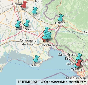 Mappa Via Antonio, 34077 Ronchi dei Legionari GO, Italia (17.61333)