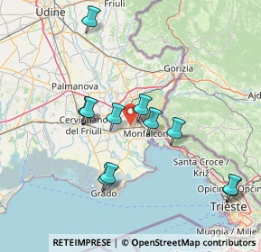 Mappa Via Antonio, 34077 Ronchi dei Legionari GO, Italia (14.63545)