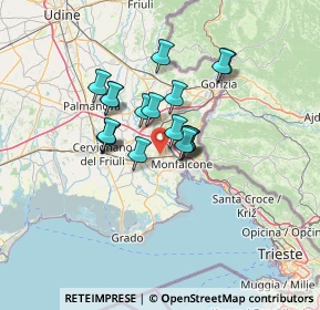 Mappa Via Antonio, 34077 Ronchi dei Legionari GO, Italia (9.47444)