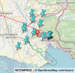 Mappa Via Antonio, 34077 Ronchi dei Legionari GO, Italia (5.51)