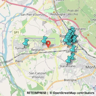 Mappa Via Antonio, 34077 Ronchi dei Legionari GO, Italia (1.9135)