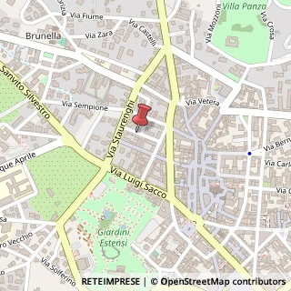 Mappa Via Speri della Chiesa Jemoli, 9, 21100 Varese, Varese (Lombardia)
