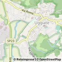 Hartă Uggiate-Trevano