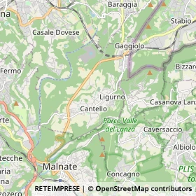 Mappa Cantello