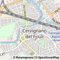 Kartta Cervignano del Friuli