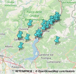 Mappa 24062 Costa Volpino BG, Italia (11.723)