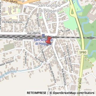 Mappa Via Isonzo, 10, 33058 San Giorgio di Nogaro, Udine (Friuli-Venezia Giulia)