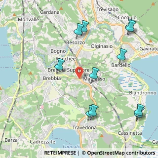 Mappa Via Brebbia, 21020 Malgesso VA, Italia (2.54455)
