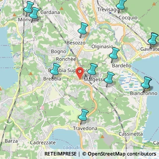 Mappa Via Brebbia, 21020 Malgesso VA, Italia (2.90769)