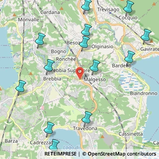 Mappa Via Brebbia, 21020 Malgesso VA, Italia (2.84231)
