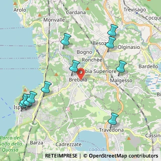 Mappa Via Vittorio Veneto, 21020 Brebbia VA, Italia (2.50818)
