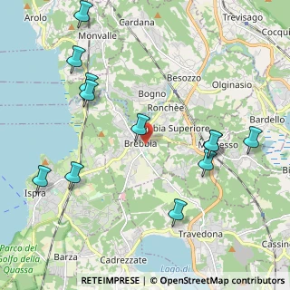 Mappa Via Vittorio Veneto, 21020 Brebbia VA, Italia (2.41167)