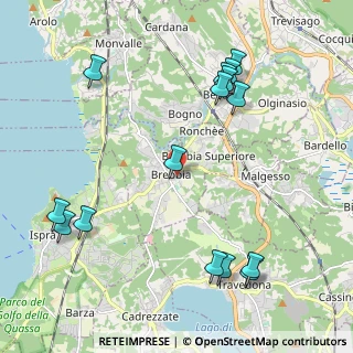 Mappa Via Vittorio Veneto, 21020 Brebbia VA, Italia (2.502)