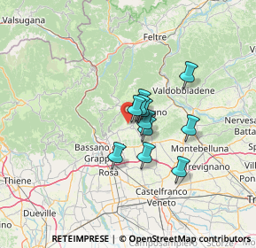 Mappa Via Santa Lucia, 31017 Pieve del Grappa TV, Italia (8.20818)