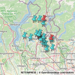 Mappa Via Paolo Veronese, 21100 Varese VA, Italia (8.877)