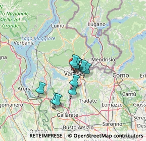 Mappa Via Paolo Veronese, 21100 Varese VA, Italia (8.12364)
